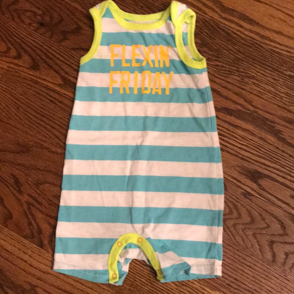 Boys sleeveless romper